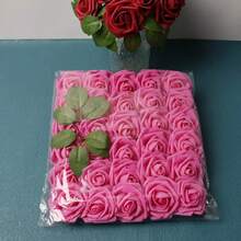 30 Stücke/Pack bunte Rosen aus PE, Heim-/Hochzeitsdekoration, künstliche Rosen für Hochzeitsdekoration