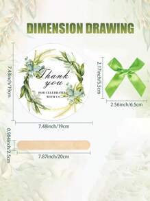 5pcs Classic Plastic Wedding Hand Fans, Green Plant Design With Handle, Bulk Hand Held, For Wedding Ceremony, Bridal Shower, Guests, Celebrating With Us, Suitable For Wedding, Bridal Party And Outdoor Events, Wedding Decor