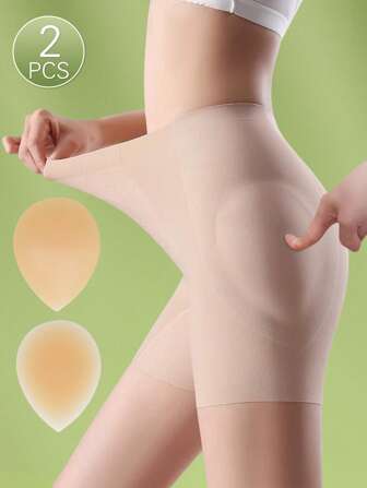 2 Pcs Silicone Water Drop Shape Pads Butt Enhancer Shaper