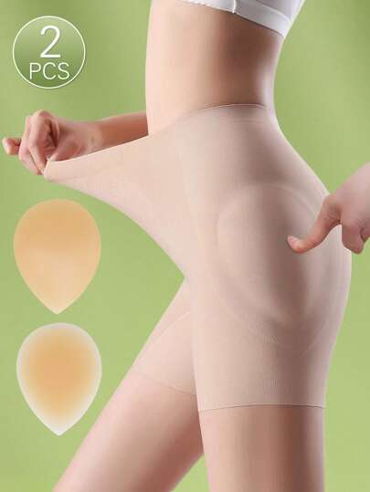2 Pcs Silicone Water Drop Shape Pads Butt Enhancer Shaper