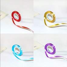 1pc10 Meter Balloon, Small Ribbon, Ribbon Binding Rope, Tying Rope Accessories Package, Birthday Party Scene Decoration, Multi-Color Optional Use, Widely Used Plastic Material Can Be Used For Holding Flowers, Butterflies, Wedding Gift Boxes, Decoration Bottles, Packaging Balloons And Other Daily Necessities