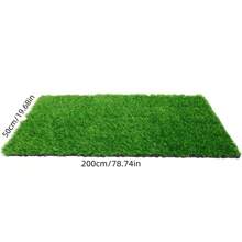 قطعة واحدة من عشب صناعي/ سجادة عشب لملعب كرة القدم الخارجي ، تصميم هندسي