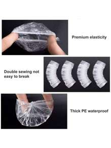300 Disposable Ear Cups, Waterproof Ear Cups, For Dyeing, Showcasing, Bathing, Beauty Care And Hair Washing To Prevent Water From Entering The Ears.