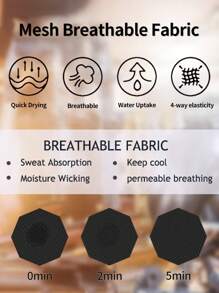 Men's Casual Sports T-Shirt, Regular Short-Sleeved, Crew Neck Top, Mesh Fabric, Daily Wear, Work Team, Summer, For - Gym, Running, Ball, Training, Outdoor Activities, Climbing, Men's Clothing