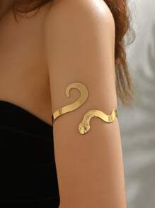 1 Stück goldenes Armreif-Set im antik-griechischen Stil Oberarmschmuck für Frauen, bohemian Accessoires, Goldarmbinde, Armreif, Oberarmschmuck