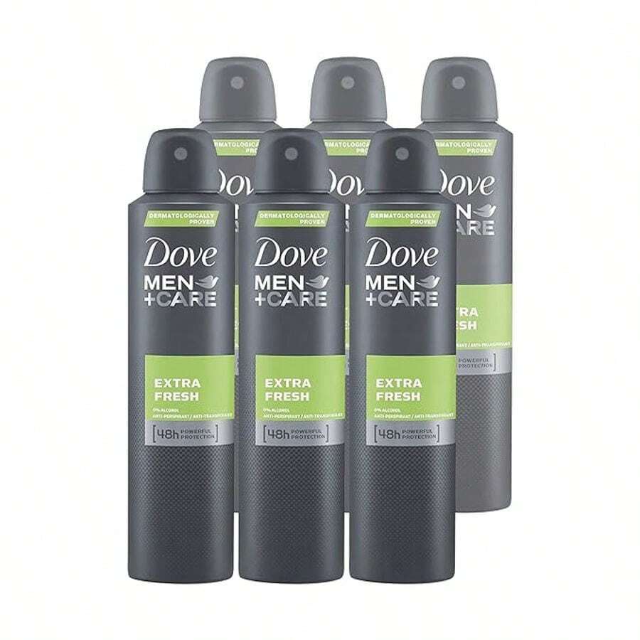 6 Pack Dove Men Deodorant Spray 250 Ml 8.45 Fl Oz Anti-Perspirant Extra Fresh - 特新鮮 - 查看 1