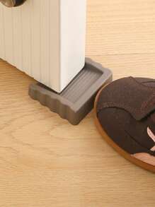 2pcs Windproof Door Stoppers - Durable Plastic Matte Finish Door Wedges With 4 Color Variants, Under-Door Stopper For Draft Protection & Home Security, Easy Installation For Wood & Metal Doors, Creative Windproof Door Stopper