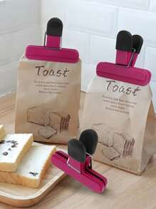 Pinzas para patatas fritas, pinzas grandes portátiles para bolsas de patatas fritas, clips de agarre hermético de varios tamaños para almacenamiento de alimentos con sello hermético, herramienta de sellado para bolsas de patatas fritas, ropa, papeles y carpetas, accesorios de organización de cocina