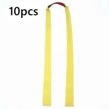 Suitable For Traditional Hunting Slingshots, 1.0 Thick Rubber Bands, Thickened Slingshot Elastic Bands, Flat Leather, High Elasticity, Widened And Increased Strength, Durable And Long-Lasting