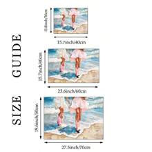 1pc Pink & Preppy Cowgirl Boots Wall Art Picture Girly Prints Canvas Paintings Ocean Coastal Posters Retro Western Decor For Bedroom, Living Room, Or Apartment Room Decor Gift For Her Unframed Or Framed