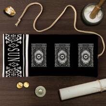 1pc All-Seeing Eye Tarot Card Storage Bag, Gift Bag, Divination Tool Decoration, For Occult & Astrology Supply Storage, Suitable For Holiday Parties, Gifts, Holiday Essential Presents