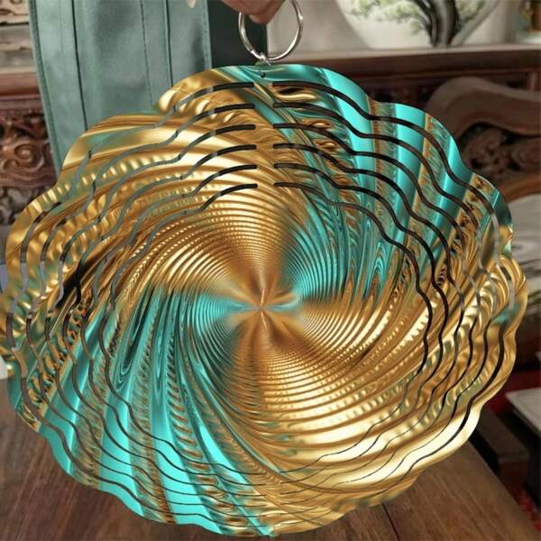 CIF BUY Giravento in metallo, elegante per giardino e opera d'arte a patio, ideale per Ognissanti, Natale, Ringraziamento e altro, decoro per esterni, senza elettricità o necessità, adatto per decori domestici moderni, decorazioni per la casa, decor per stanze, decorazione per camera da letto, a prova dacqua, resistente e durevole, scolorimento autunnale