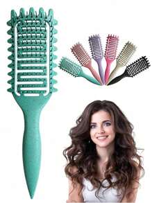Nuevo cepillo definidor de rizos 2025 - Cepillo para cabello rizado que define el estilo, cepillo para cabello rizado húmedo, para dar forma y definir los rizos de las mujeres