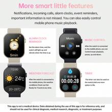 Smart Watch Full Touch Screen, 2.04" HD Smartwatches For Men Women, Long Time Standby Time, Can Answer And Make Calls, 110+ Sport Modes With Fitness Tracker Watch Sleep Monitor, Fitness Watch Compatible With Android For IOS( Black )