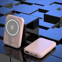 20000MAh 磁吸移动电源 LED 显示屏无线便携式充电器兼容 16 Pro 15 14 13 12 Pro Max 全系列兼容苹果 、iPad、安卓手机，适合户外玩耍、购物、旅行、便携式电源，安全稳定适用于暑假户外旅行/露营和应急备用移动电源，适合送给家人、朋友、生日的礼物，磁性无线