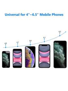 Regulowany uchwyt na telefon komórkowy 360 stopni, który utrzymuje telefon w stabilnej pozycji, umożliwiając korzystanie z niego bez użycia rąk podczas leżenia na łóżku i oglądania telewizji