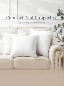 1 Stück Kisseneinsatz, Kissenauskleidung, Kissen mit Daunen-Alternative, dekorative Kissenhüllen, geeignet für Wohnzimmer, Schlafzimmer, Sofa Dekoration, Kissen, Sitzkissen, Lendenwirbelstütze, für alle Jahreszeiten, hypoallergen gefülltes quadratisches Kissen, Geschenke, Geburtstag Abschluss (Bitte wählen Sie die Einlagengröße, die zu Ihrem Kissenüberzug passt, für einen besseren Sitz) Heimdekoration Schlafzimmerdekoration Raumdekoration Ästhetische Raumdekoration Wohnzimmerdekoration