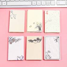 20-Pack Blank Cherry Blossom Cardstock For DIY Crafts, Graffiti, & Personalized Notecards - Thick Paper With Rounded Corners,Back To School,School Supplies