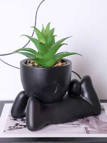 1/3PCS人造多肉植物，三种造型可选，卡通造型，PE材质，绿色，桌面装饰，家居装饰，花园装饰，学校宿舍办公室装饰，感恩节，丰收节，万圣节，圣诞节装饰户外派对活动节日生日派对装饰，家庭大门酒店餐厅客厅卧室婚礼厨房花园装饰，四季装饰，绿色装饰返校房间装饰学校用品，假植物