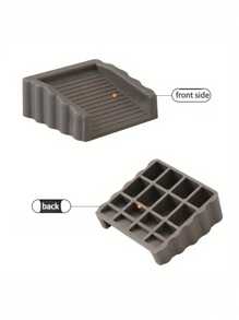 2pcs Windproof Door Stoppers - Durable Plastic Matte Finish Door Wedges With 4 Color Variants, Under-Door Stopper For Draft Protection & Home Security, Easy Installation For Wood & Metal Doors, Creative Windproof Door Stopper