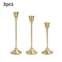 12PCS/6PCS/3PCS Metallic Tapered Candle Holders Set, Silver-Plated/Copper-Tone In Multiple Colors, Suitable For Home, Dining, Parties, Weddings, New Option: 1 Stainless Steel Napkin Holder + 6 Candle Holders Set, Home & Living/Home Decor/Candles & Holders/Candle Holder Sets