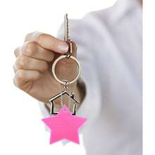 Reflective Keychains, Star And Heart Shape Bag Charms For Night Safety, Camping Travel Essentials, Christmas Gift For Friends, Reflective Keyring For Backpack Pet Stroller Wheelchair Accessories (Multicolor) - Multicolor - View 9