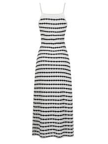 Sommerkleider, Damen Strick-Überwurf Sommerkleid, Strick-Überwurf Röcke für Damen, Sommerkleider, Sommeroutfits, Maxikleid, Schwarz-Weißes Kleid, Ibiza Outfits, Mutter Shirts, Urlaubsoutfits