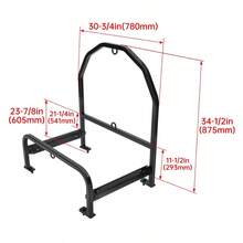Adjustable Semi Truck Spare Tire Carrier Universal For Super Singles Powder Coated Black Steel - asPic - View 7