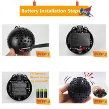 Juguetes interactivos para perros - Bola que rebota, vibra y hace ruidos divertidos, juguete de peluche electrónico con movimiento automático y sonidos para cachorros - Multicolor - Ver 8