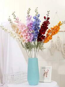 1pc Artificial Blue Babysbreath Flower, Party, Holiday, Wedding Home Decor Fake Flower
