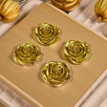 4pcs/9pcs Creative Rose Aromatherapy Candle Set Gift Box, Suitable For Wedding Venues, Restaurants, Living Rooms, Yoga Studios, Meditation, Birthday Candles, Mother's Day Gifts, Valentine's Day Gifts, Birthday Gifts, Adult Gifts, Easter, Home Decoration, Room Decoration, Fragrance Enhancement And Odor Removal.