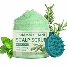 8.8 Oz Rosemary Scrub Leave-In Shampoo, Deep Conditioning Hair Products For Dry Damaged Hair, Sea Salt Serum Promotes Scalp Stimulates Growth, Improves Hair Health, Strengthens Hair Roots And Enhances Overall Hair Appearance For Gorgeous Hair.