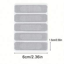 Screen Repair Kit, 10/30/50 Pcs Self-Adhesive Patches For Fixing Torn And Ripped Plastic Mesh On Windows, Door & Window Waterproof Sealing Tape, Mosquito Net Hole Repair, Easy To Stick Patch Strips