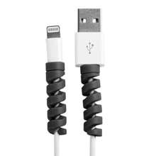 Protetor Espiral Para Cabo De Carregamento com 4peças- Fone De Ouvido -