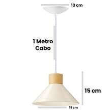 Illustrious Home KIT 2 Modern Ceiling Pendant Light For Living Room Kitchen - trắng - Xem 6