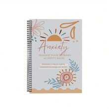 1PC Anxiety Relief Worksheet & Journal For Adults And Students – Stress Management Tools, Self-Care Planner, Mental Wellness Worksheets, Daily Coping Strategies - Anxiety Relief Worksheets - View 7