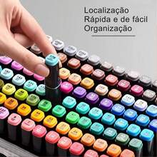 Kit 80 Double Tip Pens + Or Stitch Book - 80色/套 - 查看 2