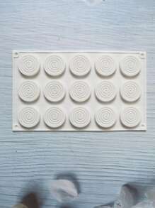 1 pièce Moule à bonbon en silicone en spirale pour la cuisson de biscuits