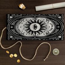 1pc All-Seeing Eye Tarot Card Storage Bag, Gift Bag, Divination Tool Decoration, For Occult & Astrology Supply Storage, Suitable For Holiday Parties, Gifts, Holiday Essential Presents