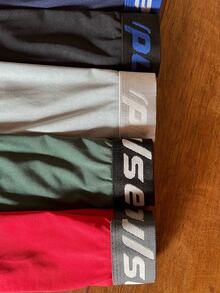 Kit 4 Cuecas  Boxer Masculina Adulto Lisa Microfibra