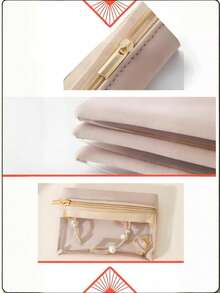 Jewelry Storage Bag Earring Earring Ring Bracelet Mini Jewelry Storage Organizer Transparent Travel Coin Zipper Bag,Storage,Birthday,Party,Wedding,Back To School Season,Jewelry Packaging,Jewelry Bags,Jewelry Bags,Gift Bags,Cosmetic Storage,Travel,Travel Accessories For Women Storage Organizer Travel Essentials Back To School Dormitory Storage Fall Decor - Multicolor - View 4