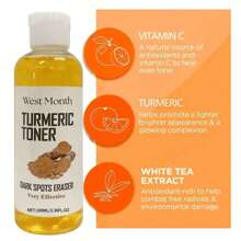 100ml Ginger & Turmeric Brightening Facial Toner, Deep Hydration & Firming, Moisturizing Facial Skin