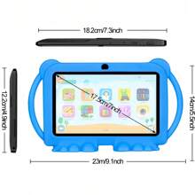 Kids Tablet, 7 Inch Tablet 16GB For RAM, 1GB For RAM, 2.4G WiFi,Eye Protection Screen, Parental Controls, Educational Apps,Games,Educational Tablet,Dual Camera, Shockproof Case,Fun Interaction,Cultural Enlightenment,Children's Gift,Holiday Gifts,Birthday Present,New Year's Gift,Children's Day Gift