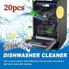 10/20/50/100pcs Dishwasher Descaling Tablets, Cleaning Heavy Grease, Water Stains, Odor For Kitchen And Bathroom, Home & Commercial Dishwasher Cleaning Tablets