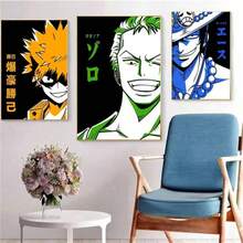 1/3pcs Anime Character  Canvas Painting, Room Decoration, Living Room Decoration, Bedroom Decoration, Anime Fans Room Decoration Painting, Modern Artwork, Vibrant Design, Ideal Gift For Fans Frameless ,Wall Art With Frame - Multicolor - View 9