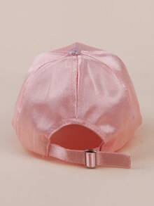 1pc Children's Shiny 2-Tone Baseball Cap For Girls, Versatile Casual Wear, Spring/Summer/Autumn - 1PC - View 4