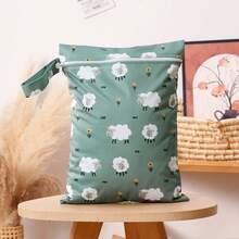 1 Pannolino in tessuto, borsa impermeabile riutilizzabile per bagnato e asciutto, adatta per viaggi, spiaggia, piscina, asilo nido, articoli per bambini sporchi, yoga, palestra, costumi da bagno o indumenti bagnati - Multicolore - Visualizzare 15