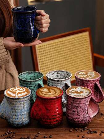 1 st kreativ personlig vintage rockstil stor kapacitet stor diameter keramikkopp ugnsglasyrkopp hushållsvattenkopp vintage kaffekopp present varm keramikkopp halloween julklapp är det bästa valet för semesterpresenter och födelsedagspresenter kapacitet 500 ml tillbaka till skolan