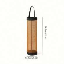 1 pièce Distributeur mural de sacs en plastique organisateur pour la maison, la cuisine, les fêtes d'été à la plage, la nourriture, le camping, l'organisation, la décoration de chambre, les accessoires de cuisine