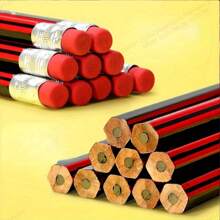10 Stück/50 Stück natürliche Holz HB Bleistifte, 1,0-1,9mm Mine, geeignet zum Schreiben, Kalligraphie, für Studenten, Skizzieren, Zeichnen, Notizen, als Geschenk, für Hochzeiten, Hotels, Bürobedarf, Schulbedarf, Prüfungen, Urlaubsgeschenke
